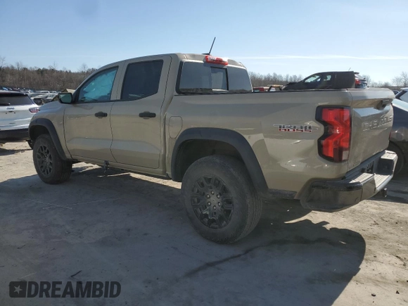 2023 Chevrolet Colorado 4WD Trail Boss with VIN 1GCPTEEK7P1256055, listed as a Copart auction lot 47599195 with Not Provided miles and Salvage Title. Bid and sale history available at carsss.com. Image 2.