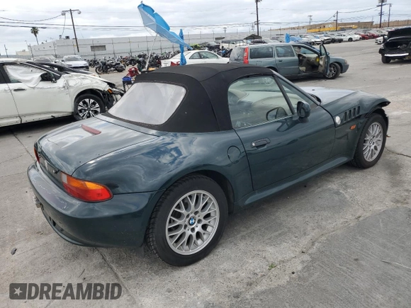 1998 BMW 3 Series 2.8L with VIN 4USCJ3335WLG20560, listed as a Copart auction lot 53573625 with 169,589 mi miles and Salvage Title. Bid and sale history available at carsss.com. Image 3.