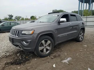 2015 Jeep Grand Cherokee Overland z VIN 1C4RJFCT6FC613504, wystawiony jako Copart lot #60854775 z przebiegiem 118 190 mil mil oraz Szkoda całkowita • Salvage title. Historia ofert i sprzedaży dostępna na DreamBid. Obrazek 1.