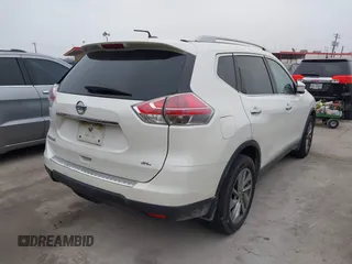 2015 Nissan Rogue SL with VIN 5N1AT2MT6FC761145, listed as a IAAI auction lot 41447918 with 97,021 mi miles. Bid and sale history available at carsss.com. Image 4.