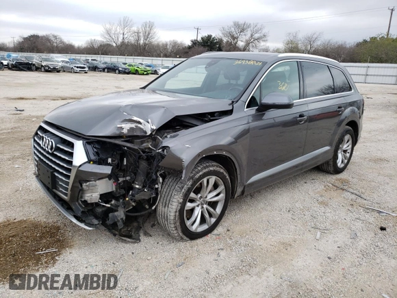 2018 Audi Q7 with VIN WA1LHBF78JD034424, listed as a Copart auction lot 36938824 with 70,115 mi miles and . Bid and sale history available at DreamBid. Image 1.