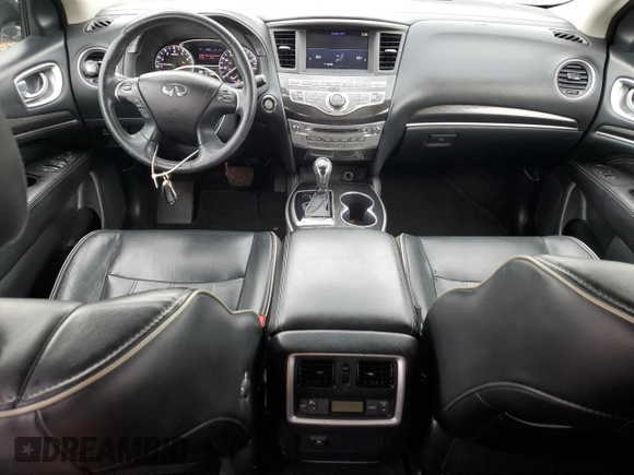 2018 Infiniti QX60 with VIN 5N1DL0MM7JC507219, listed as a Copart auction lot 52627945 with 154,628 mi miles and Salvage Title. Bid and sale history available at DreamBid. Image 8.