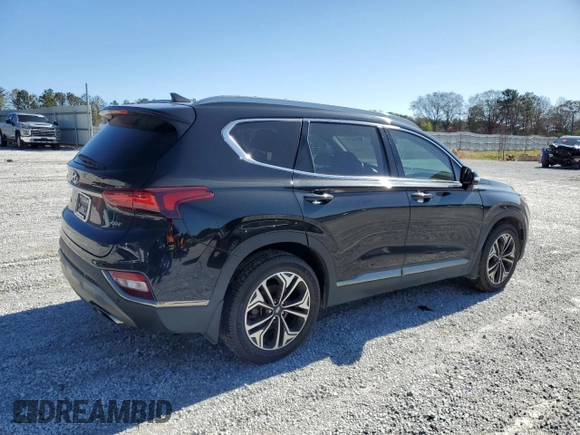 2019 Hyundai Santa Fe Ultimate with VIN 5NMS53AA5KH118079, listed as a Copart auction lot 49324215 with 129,991 mi miles and Clean Title. Bid and sale history available at carsss.com. Image 3.