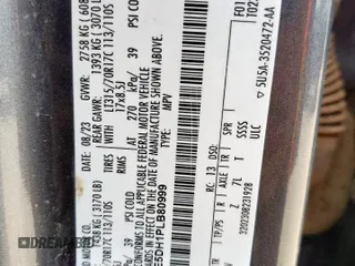 2023 Ford Bronco z VIN 1FMEE5DH1PLB80999, wystawiony jako Copart lot #64993015 z przebiegiem 36 436 mil mil oraz Szkoda całkowita • Salvage title. Historia ofert i sprzedaży dostępna na DreamBid. Obrazek 12.
