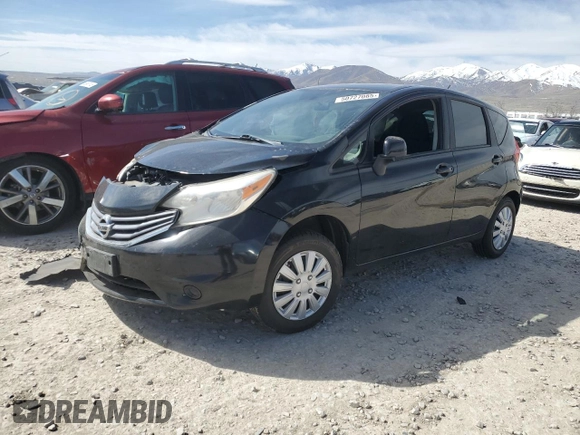 2014 Nissan Note S with VIN 3N1CE2CP6EL360079, listed as a Copart auction lot 50727085 with Not Provided miles and Salvage Title. Bid and sale history available at DreamBid. Image 1.