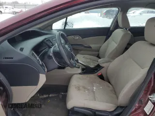 2014 Honda Civic Sedan LX with VIN 19XFB2F56EE057966, listed as a Copart auction lot 87998545 with 127,879 mi miles and Salvage Title. Bid and sale history available at carsss.com. Image 7.