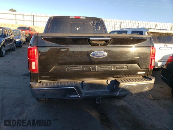 2018 Ford F-150 XL with VIN 1FTEW1EG9JKF57527, listed as a Copart auction lot 89396135 with 0 mi miles and Salvage Title. Bid and sale history available at carsss.com. Image 6.