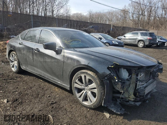 2021 Acura TLX w/Technology Package with VIN 19UUB6F49MA007796, listed as a Copart auction lot 43033105 with 70,829 mi miles and Salvage Title. Bid and sale history available at carsss.com. Image 4.