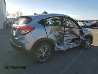 2022 Honda HR-V EX with VIN 3CZRU6H54NM760445, listed as a Copart auction lot 49689455 with 10,799 mi miles and Salvage Title. Bid and sale history available at carsss.com. Image 3.