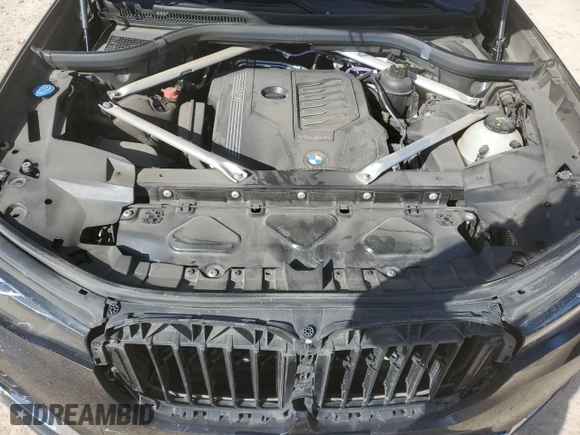 2022 BMW X7 xDrive40i with VIN 5UXCW2C00N9M78102, listed as a Copart auction lot 48050515 with 0 mi miles and Salvage Title. Bid and sale history available at carsss.com. Image 13.