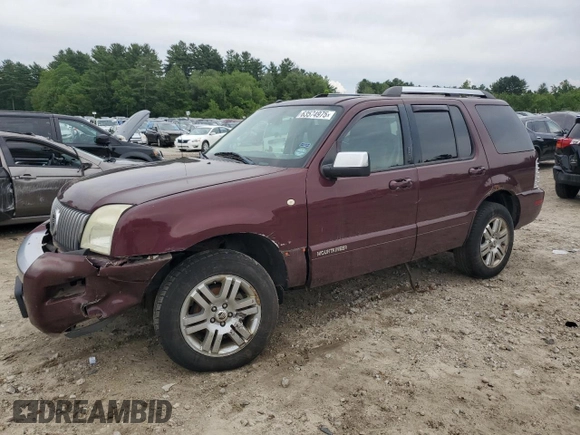 2007 Mercury Mountaineer Premier z VIN 4M2EU48867UJ10298, wystawiony jako Copart lot #63574975 z przebiegiem Nie podano mil oraz Czysty tytuł • Clean title. Historia ofert i sprzedaży dostępna na DreamBid. Obrazek 1.