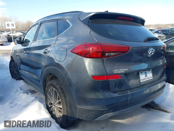 2021 Hyundai Tucson Ultimate z VIN KM8J3CALXMU339722, wystawiony jako IAAI lot #41217821 z przebiegiem 94 969 mil mil oraz . Historia ofert i sprzedaży dostępna na DreamBid. Obrazek 3.