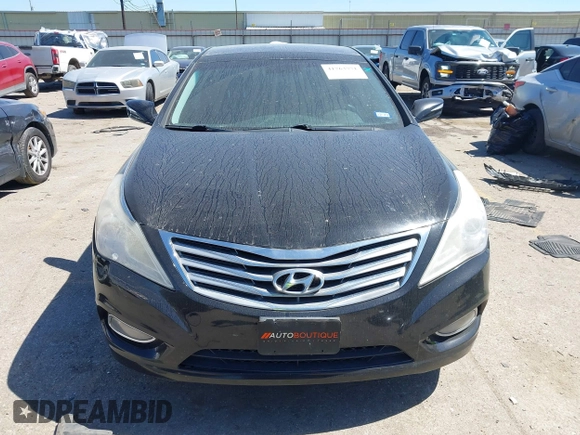 2013 Hyundai Azera with VIN KMHFH4JG4DA287957, listed as a IAAI auction lot 41763771 with 165,764 mi miles. Bid and sale history available at carsss.com. Image 12.