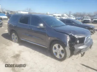 2014 Dodge Durango Limited with VIN 1C4RDHDG8EC305012, listed as a Copart auction lot 46655705 with 159,559 mi miles and Salvage Title. Bid and sale history available at carsss.com. Image 4.