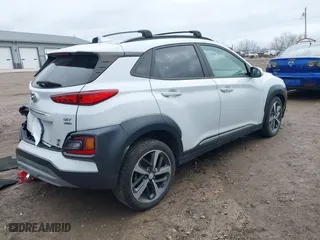 2021 Hyundai Kona Limited with VIN KM8K3CA56MU608725, listed as a IAAI auction lot 40941605 with 32,464 mi miles. Bid and sale history available at carsss.com. Image 4.