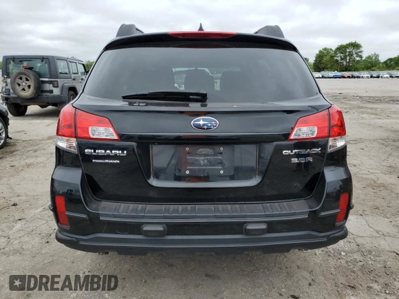 2011 Subaru Outback Limited Power Moon with VIN 4S4BREKC2B2388001, listed as a Copart auction lot 57643985 with 189,406 mi miles and Salvage title. Bid and sale history available at DreamBid. Image 6.