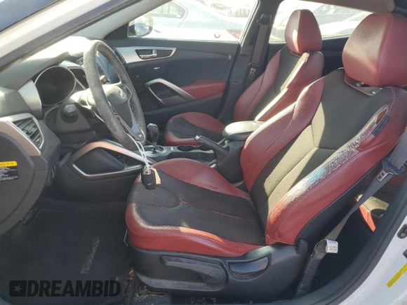 2012 Hyundai Veloster w/Gray Int with VIN KMHTC6AD5CU054055, listed as a Copart auction lot 76632734 with 151,489 mi miles and Clean title. Bid and sale history available at DreamBid. Image 7.