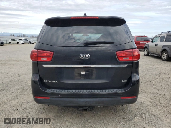 2020 Kia Sedona EX with VIN KNDMB5C14L6609588, listed as a Copart auction lot 48970015 with 50,041 mi miles and Salvage Title. Bid and sale history available at carsss.com. Image 6.