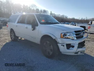 2016 Ford Expedition EL Platinum with VIN 1FMJK1MT3GEF36197, listed as a Copart auction lot 86983904 with 239,657 mi miles and Salvage Title. Bid and sale history available at carsss.com. Image 4.