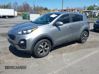 2020 Kia Sportage LX with VIN KNDPMCAC1L7839423, listed as a IAAI auction lot 41897838 with 50,818 mi miles. Bid and sale history available at carsss.com. Image 17.