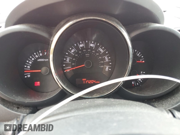 2011 Kia Soul + with VIN KNDJT2A25B7343825, listed as a Copart auction lot 52168345 with 117,204 mi miles and Salvage Title. Bid and sale history available at carsss.com. Image 9.