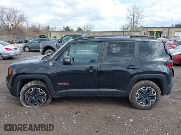 2016 Jeep Renegade Trailhawk with VIN ZACCJBCT2GPC80097, listed as a IAAI auction lot 41912694 with 75,973 mi miles and . Bid and sale history available at carsss.com. Image 15.