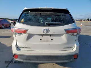 2015 Toyota Highlander Limited with VIN 5TDDKRFH9FS117899, listed as a Copart auction lot 61052845 with 138,048 mi miles and Salvage title. Bid and sale history available at DreamBid. Image 6.