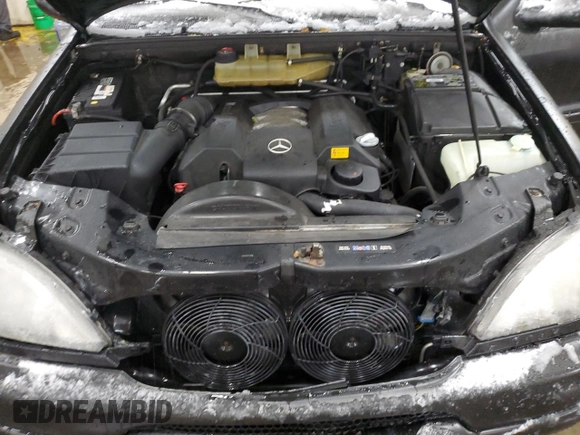 1999 Mercedes-Benz M-Class with VIN 4JGAB54E3XA101177, listed as a Copart auction lot 78703184 with 236,957 mi miles and Salvage Title. Bid and sale history available at carsss.com. Image 12.