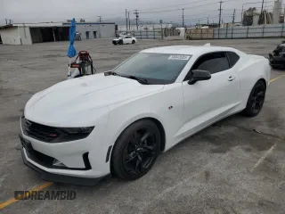 2019 Chevrolet Camaro 1LS with VIN 1G1FB1RX6K0122447, listed as a Copart auction lot 56042505 with 64,525 mi miles and Salvage Title. Bid and sale history available at carsss.com. Image 1.