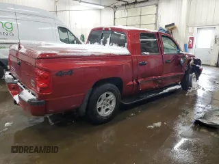 2007 Dodge Dakota SLT with VIN 1D7HW48P37S221039, listed as a Copart auction lot 48104975 with 138,371 mi miles and Salvage Title. Bid and sale history available at carsss.com. Image 3.