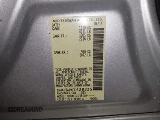 2015 Nissan Altima SV with VIN 1N4AL3APXFC428325, listed as a IAAI auction lot 41413555 with 136,778 mi miles and . Bid and sale history available at DreamBid. Image 9.