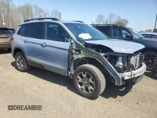 2022 Honda Passport TrailSport z VIN 5FNYF8H6XNB029250, wystawiony jako Copart lot #54592735 z przebiegiem 39 552 mil mil oraz Szkoda całkowita • Salvage title. Historia ofert i sprzedaży dostępna na DreamBid. Obrazek 4.