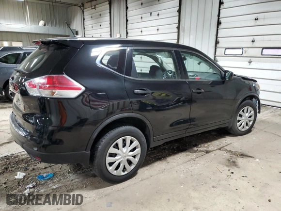 2016 Nissan Rogue S with VIN JN8AT2MV9GW134420, listed as a Copart auction lot 51180885 with 82,631 mi miles and Non Repairable. Bid and sale history available at DreamBid. Image 3.