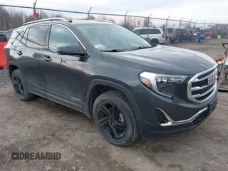 2018 GMC Terrain SLT with VIN 3GKALVEVXJL411301, listed as a IAAI auction lot 42071350 with 87,723 mi miles and . Bid and sale history available at DreamBid. Image 1.