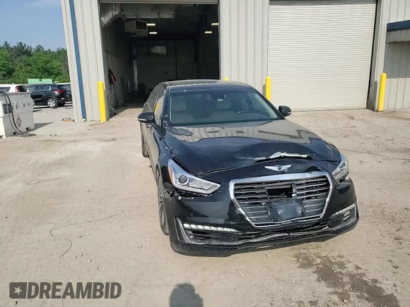 2017 Genesis G90 Premium z VIN KMHG34JA8HU027869, wystawiony jako Copart lot #59992215 z przebiegiem 143 421 mil mil oraz Czysty tytuł • Clean title. Historia ofert i sprzedaży dostępna na DreamBid. Obrazek 13.