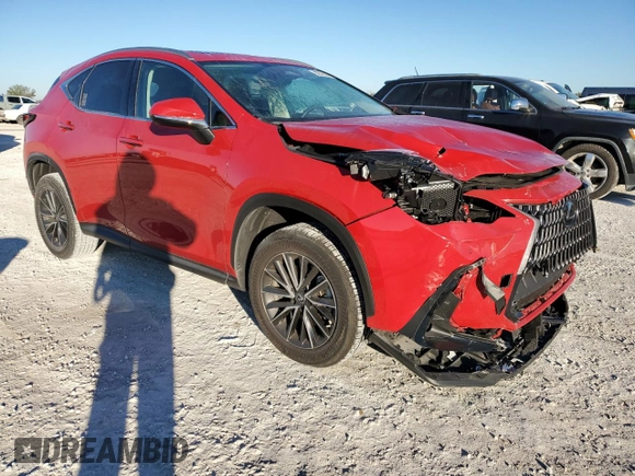 2023 Lexus NX with VIN 2T2GDCAZ3PC005206, listed as a Copart auction lot 82875594 with 9,455 mi miles and Salvage Title. Bid and sale history available at carsss.com. Image 4.