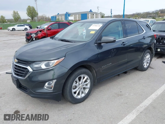 2018 Chevrolet Equinox LT with VIN 3GNAXJEV0JS579163, listed as a IAAI auction lot 41988318 with 85,004 mi miles and . Bid and sale history available at DreamBid. Image 19.