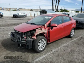 2017 Kia Rio LX with VIN KNADM4A39H6072634, listed as a Copart auction lot 47130575 with 67,465 mi miles and Salvage Title. Bid and sale history available at carsss.com. Image 1.