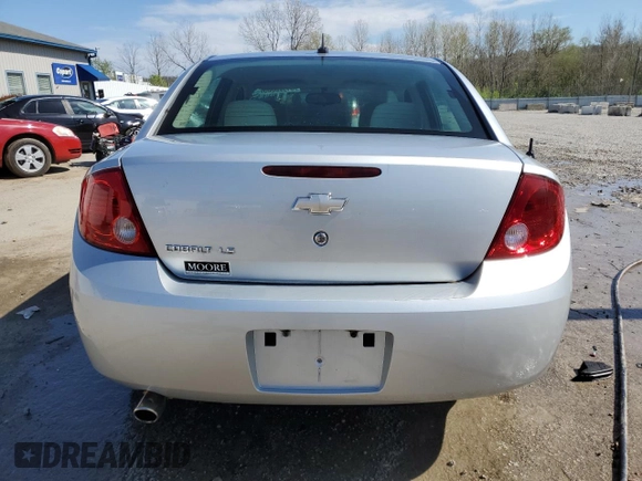 2009 Chevrolet Cobalt 1LT with VIN 1G1AT58H897155959, listed as a Copart auction lot 51925385 with 185,346 mi miles and Non Repairable. Bid and sale history available at DreamBid. Image 6.