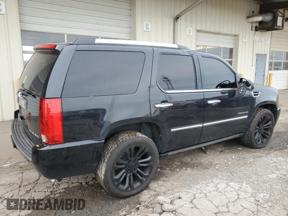 2013 Cadillac Escalade Platinum Edition with VIN 1GYS4DEF8DR133652, listed as a Copart auction lot 79134744 with 0 mi miles and Salvage Title. Bid and sale history available at carsss.com. Image 3.