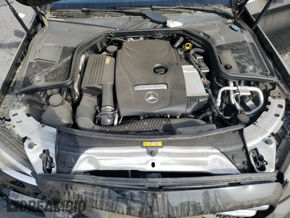 2017 Mercedes-Benz C 300 with VIN 55SWF4JB0HU191947, listed as a Copart auction lot 75603624 with 135,517 mi miles and Salvage title. Bid and sale history available at DreamBid. Image 11.