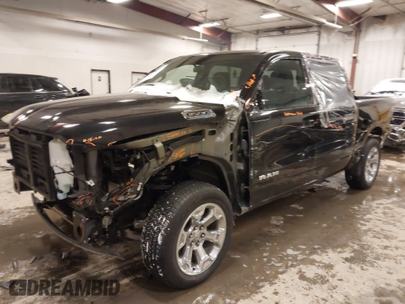 2022 Ram 1500 Big Horn with VIN 1C6SRFFTXNN419008, listed as a IAAI auction lot 41565394 with 26,003 mi miles. Bid and sale history available at carsss.com. Image 19.