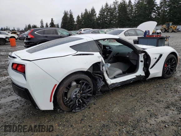 2014 Chevrolet Corvette 1LT with VIN 1G1YA2D70E5133217, listed as a Copart auction lot 51019785 with 16,192 mi miles and Salvage Title. Bid and sale history available at carsss.com. Image 3.