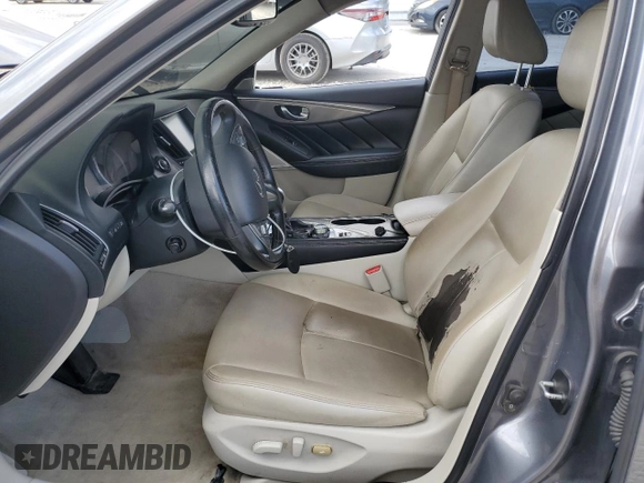 2017 Infiniti Q50 Signature Edition with VIN JN1EV7AP8HM731102, listed as a Copart auction lot 48994975 with 115,583 mi miles and Salvage Title. Bid and sale history available at DreamBid. Image 7.