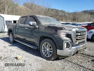 2022 GMC Sierra 1500 SLT with VIN 3GTU9DED8NG180664, listed as a Copart auction lot 47033665 with Not Provided miles and Salvage Title. Bid and sale history available at DreamBid. Image 4.