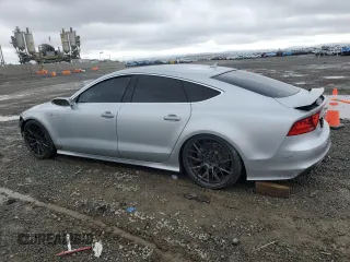 2012 Audi A7 3.0 Prestige with VIN WAUSGAFC1CN017664, listed as a Copart auction lot 44641245 with 160,746 mi miles and Salvage Title. Bid and sale history available at carsss.com. Image 2.