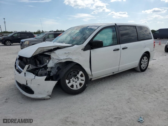 2019 Dodge Grand Caravan SE with VIN 2C4RDGBG1KR547110, listed as a Copart auction lot 50651365 with 74,546 mi miles and Non Repairable. Bid and sale history available at carsss.com. Image 1.