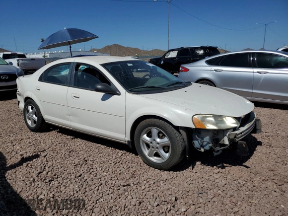 2006 Dodge Stratus SXT z VIN 1B3EL46XX6N175121, wystawiony jako Copart lot #57158304 z przebiegiem 157 541 mil mil oraz Szkody całkowita. Historia ofert i sprzedaży dostępna na DreamBid. Obrazek 4.