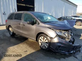 2019 Honda Odyssey LX with VIN 5FNRL6H24KB023597, listed as a Copart auction lot 81958364 with 135,347 mi miles and Salvage Title. Bid and sale history available at DreamBid. Image 4.