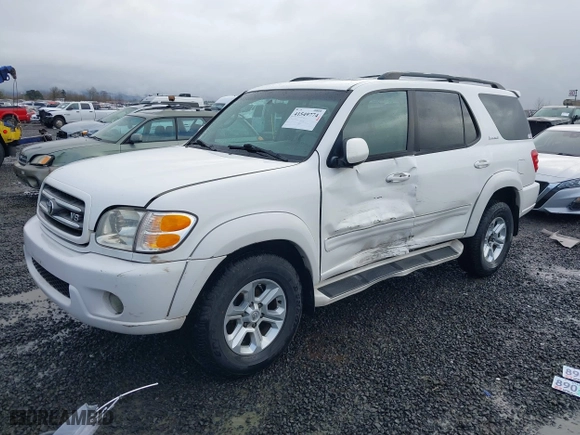 2003 Toyota Sequoia Limited with VIN 5TDBT48A43S183652, listed as a IAAI auction lot 41549774 with 250,505 mi miles. Bid and sale history available at carsss.com. Image 2.
